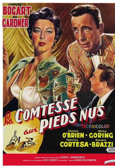 Affiche du film La comtesse aux pieds nus