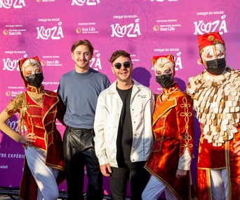 Tapis rouge de Kooza du Cirque du Soleil