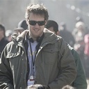 Neill Blomkamp et Matt Damon sur le plateau d'Elysium