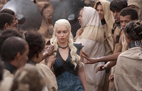 Emilia Clarke dans Game of Thrones