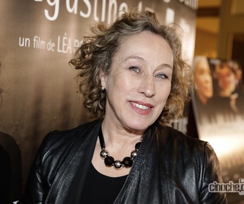 Sur le tapis de rouge du film La passion d'Augustine