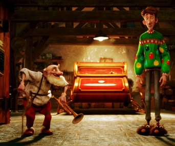 Une scène du film Arthur Christmas