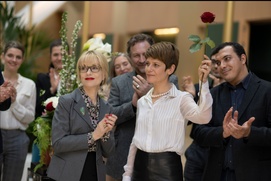 Une scène du film La syndicaliste Une scène du film La syndicaliste