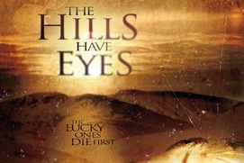 Affiche américaine du film The Hills Have Eyes Affiche américaine du film The Hills Have Eyes