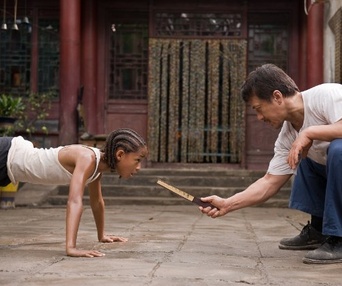 Une scène du film The Karate Kid