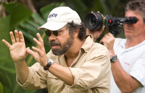 Edward Zwick sur le plateau du film Blood Diamond