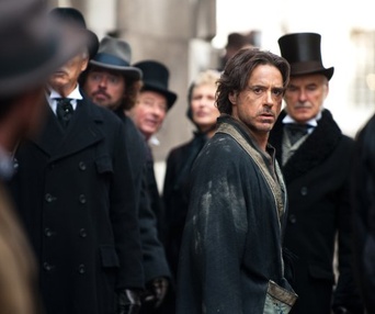 Une scène du film Sherlock Holmes: A Game of Shadows