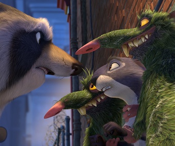 Une scène du film The Nut Job