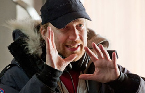 Morten Tyldum sur le plateau de Headhunters