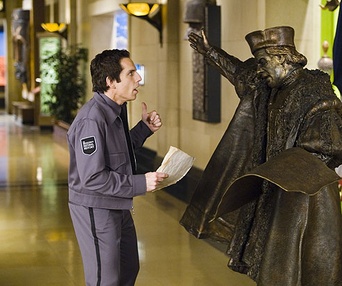 Scène du film Une nuit au musée