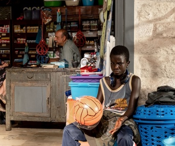 Une scène du film La vie devant soi