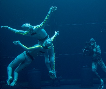 Sur le plateau du film Avatar: The Way of Water