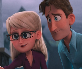 Une scène du film Storks