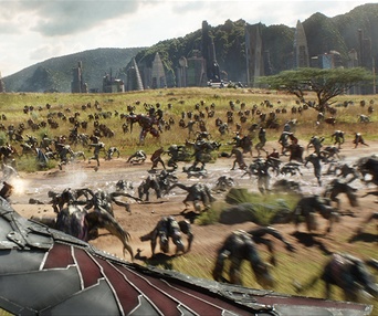 Une scène du film Avengers: Infinity War
