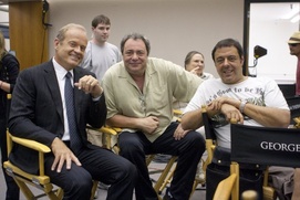 Sur le plateau du film Middle Men Sur le plateau du film Middle Men