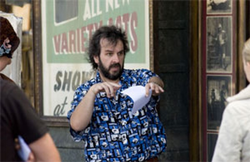 Peter Jackson sur le plateau de King Kong