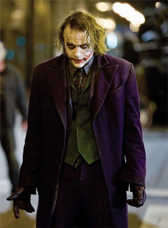 Heath Ledger dans Le chevalier noir