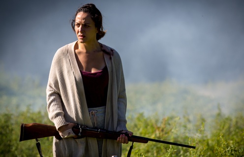 Une scène du film Les affamés