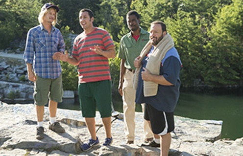 Adam Sandler, Kevin James, Chris Rock et David Spade dans Grandes personnes 2