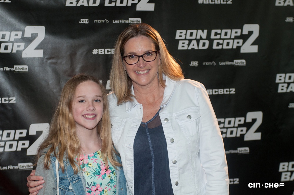 Sur le tapis rouge du film Bon Cop Bad Cop 2