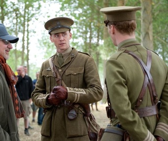 Sur le plateau du film War Horse