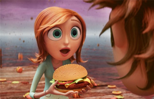 Une scène du film Cloudy with a Chance of Meatballs