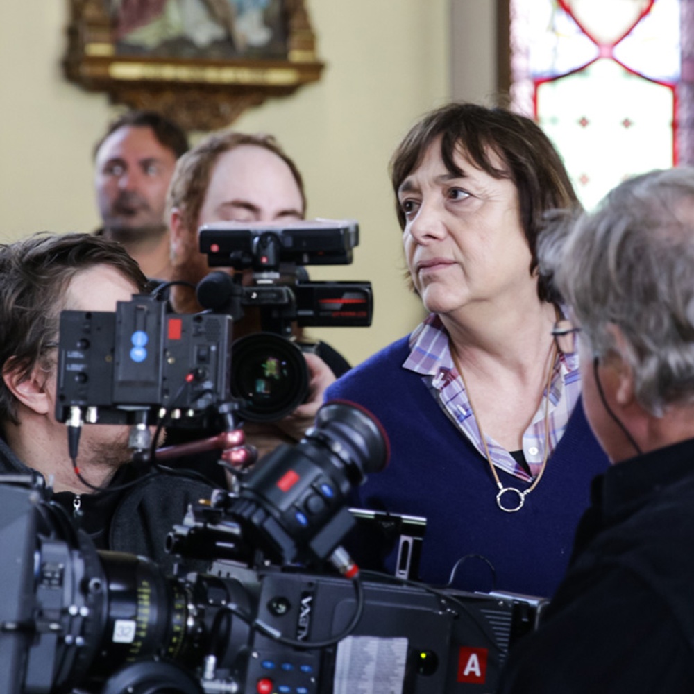 Sur le plateau de La passion d'Augustine