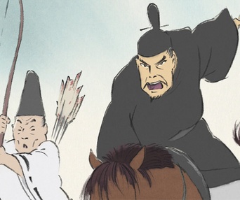 Une scène du film The Tale of Princess Kaguya