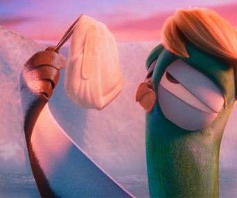 Une scène du film Storks