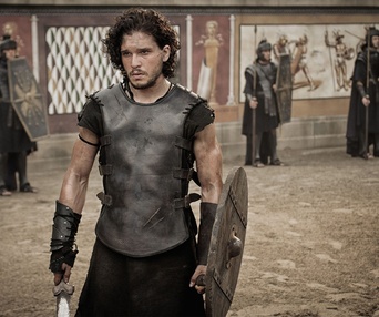 Une scène du film Pompeii