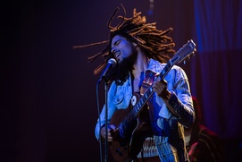 Une scène du film Bob Marley: One Love