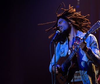 Une scène du film Bob Marley: One Love
