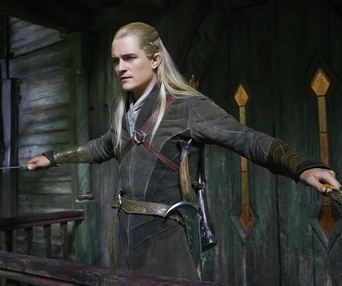 Une scène du film The Hobbit: The Desolation of Smaug