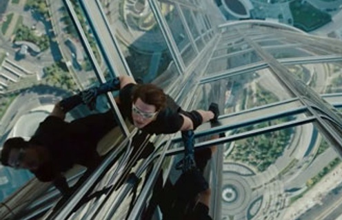 Une scène du film Mission: Impossible: Ghost Protocol