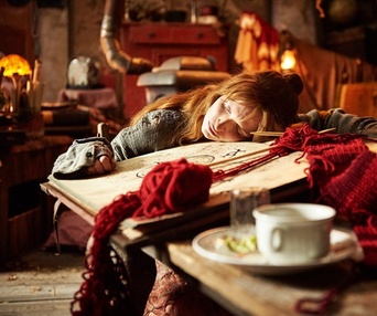 Une scène du film La petite sorcière