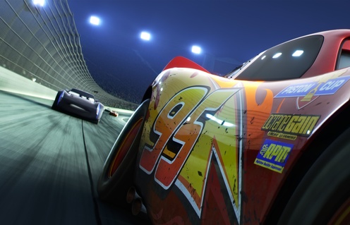 Une scène du film Cars 3
