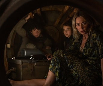 Une scène du film A Quiet Place Part II