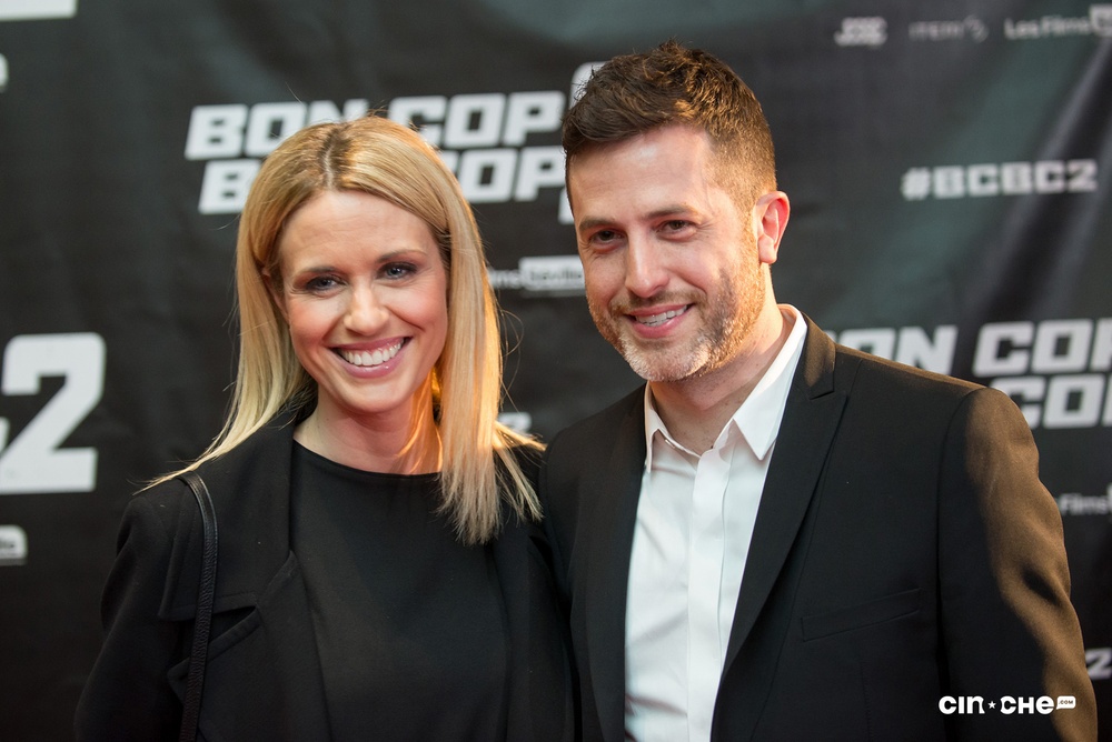 Sur le tapis rouge du film Bon Cop Bad Cop 2