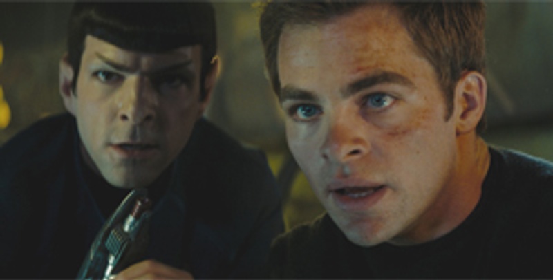 Zachary Quinto et Chris Pine dans Star Trek