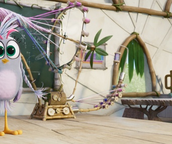 Une scène du film The Angry Birds Movie 2