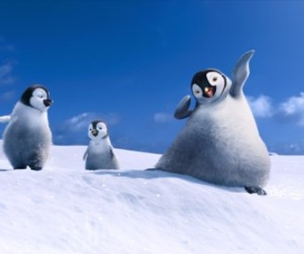 Une scène du film Happy Feet Two