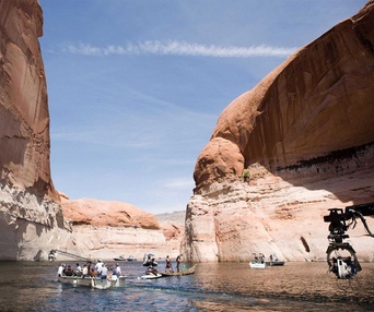 Sur le plateau du film John Carter