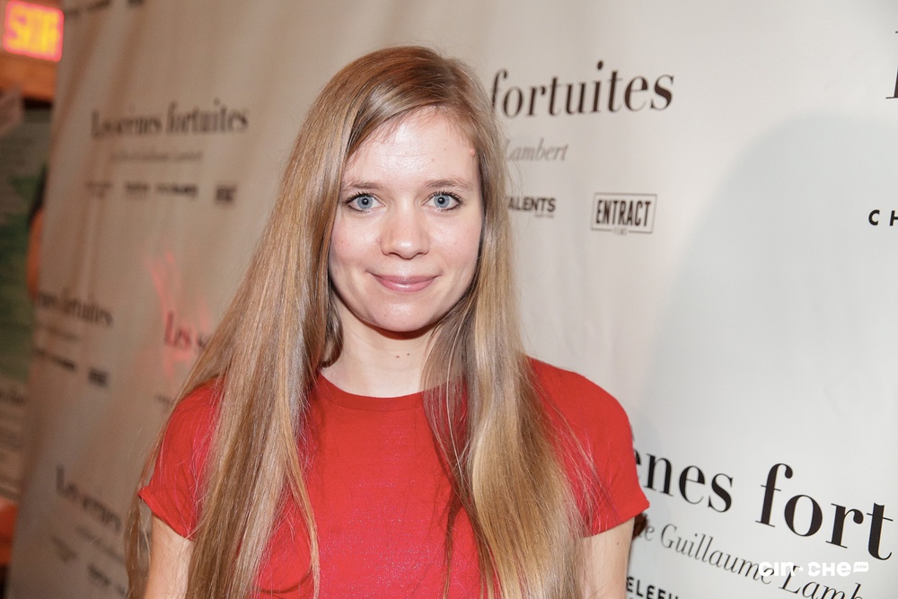 Sur le tapis rouge du film Les scènes fortuites