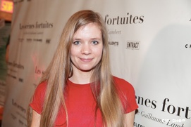 Sur le tapis rouge du film Les scènes fortuites