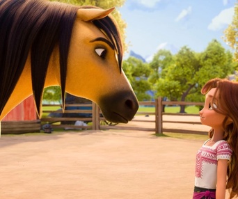 Une scène du film Spirit Untamed
