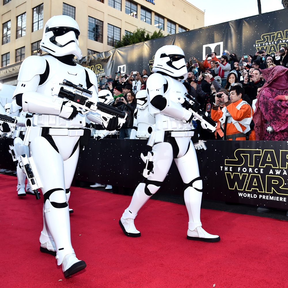 Sur le tapis rouge de Star Wars: The Force Awakens