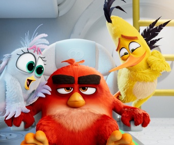 Une scène du film The Angry Birds Movie 2