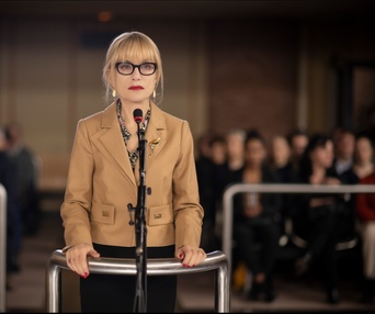 Une scène du film La syndicaliste