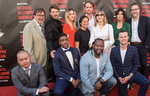 Tapis rouge du film La chute de l'empire américain