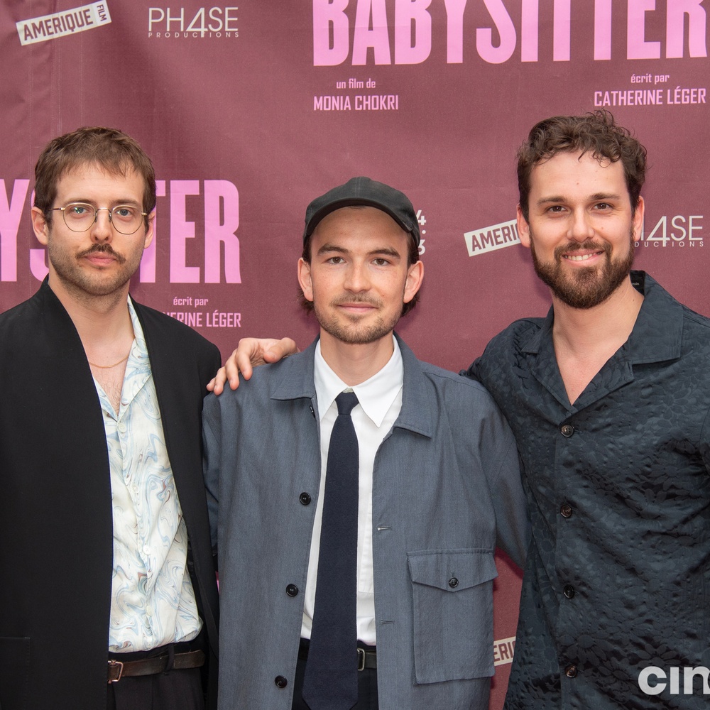 Sur le tapis rouge du film Babysitter